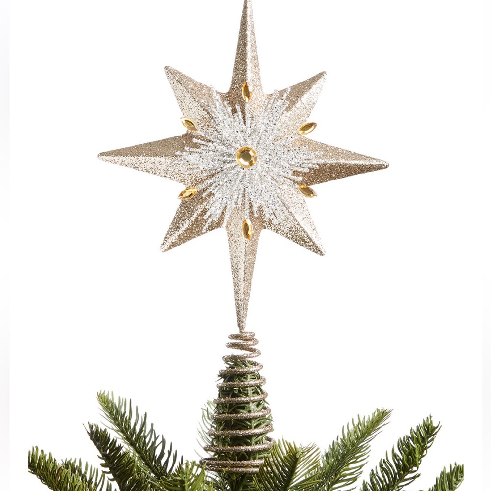 Holiday Lane Shine Bright Snowflake Tree Topper (NWT)